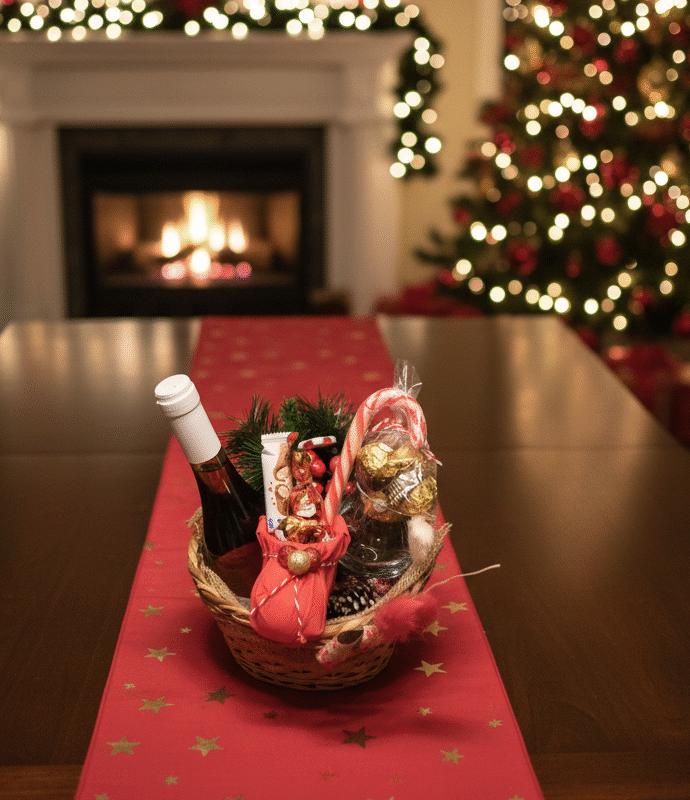 Χριστουγεννιάτικο Καλάθι “Γιορτινή Απόλαυση”