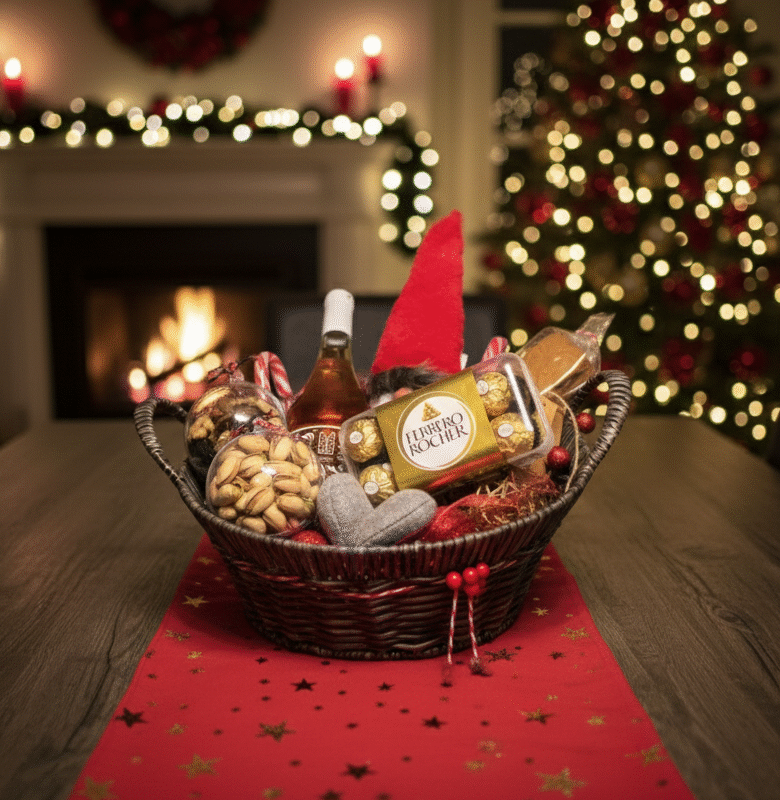 Χριστουγεννιάτικο Καλάθι Γιορτινής Πολυτέλειας