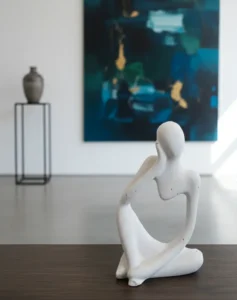 Διακοσμητικό Αγαλματίδιο "Σκεπτόμενος" από Τεχνητή Πέτρα