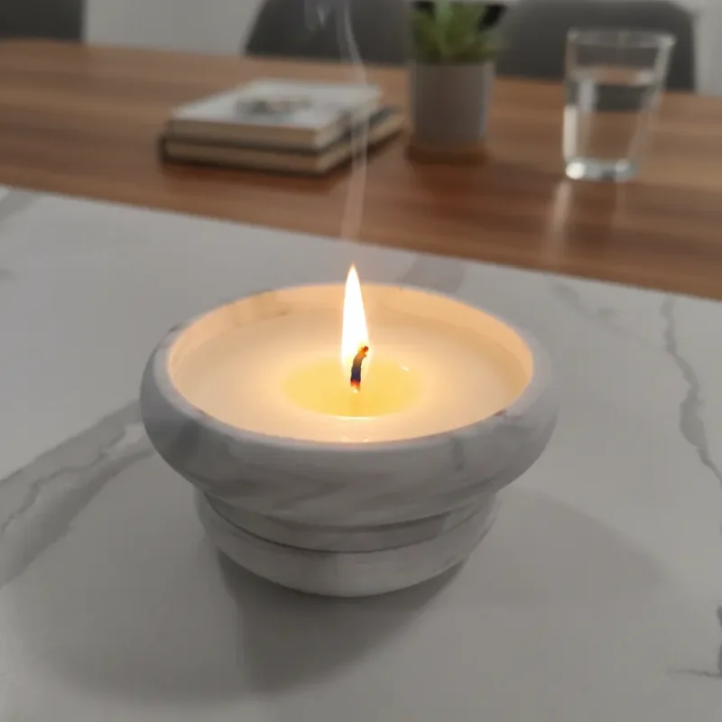 Μπομπονιέρα Κερί Amphora Marble