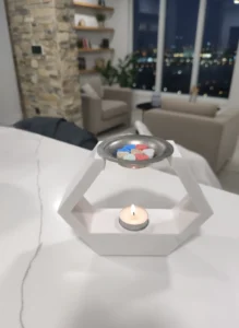 Καυστήρας κεριών σε σχήμα Εξάγωνο