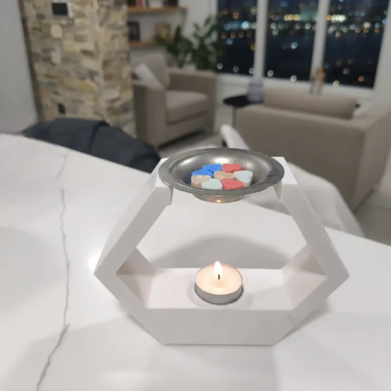 Καυστήρας κεριών σε σχήμα Εξάγωνο