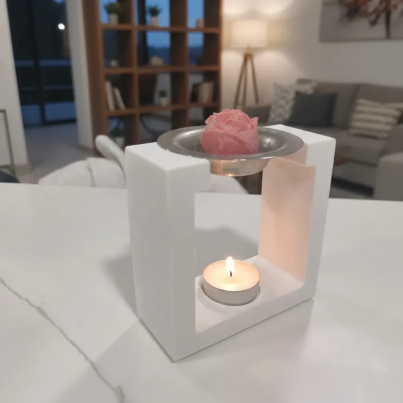 Καυστήρας κεριών σε σχήμα Τετράγωνο