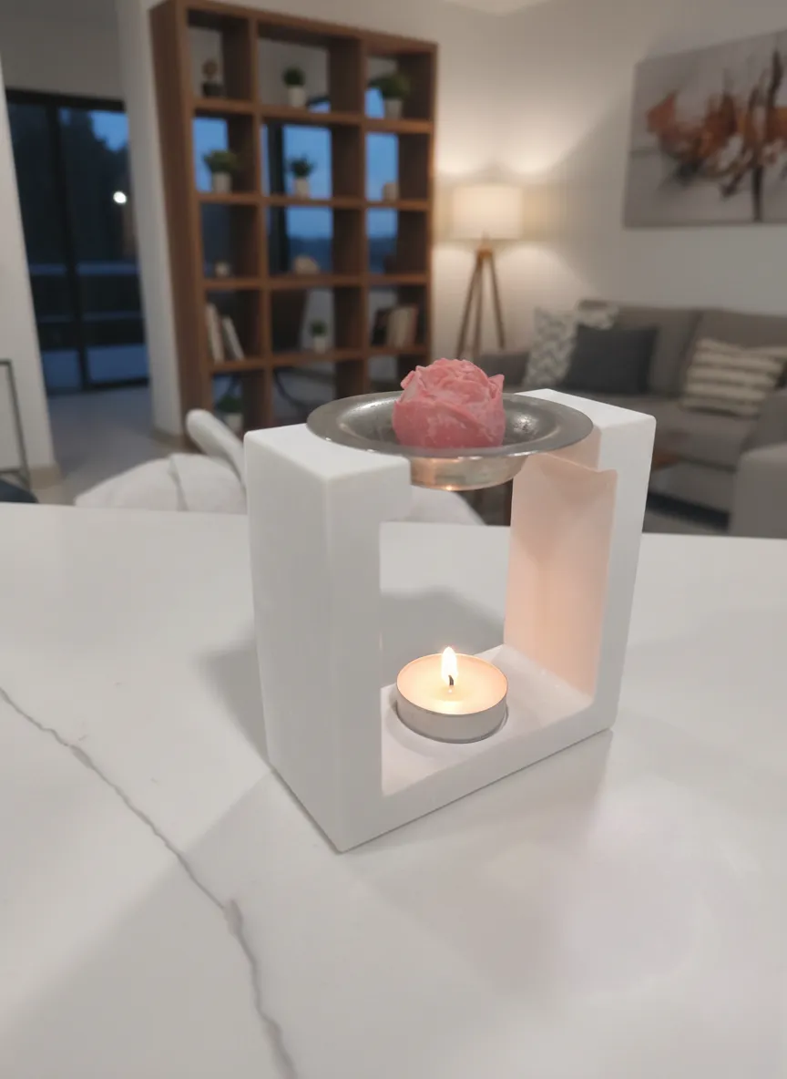 Καυστήρας κεριών σε σχήμα Τετράγωνο